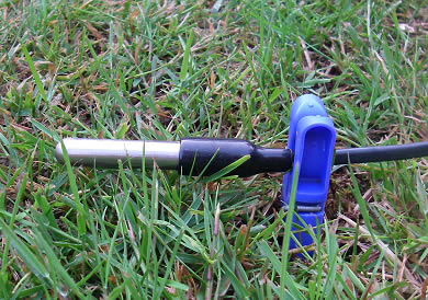 Davis Temperature Probe 6470 Installed as a Grass Minimum Thermometer