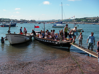Teignmouth Harbour Master and Teign Ferry boats, August 2007