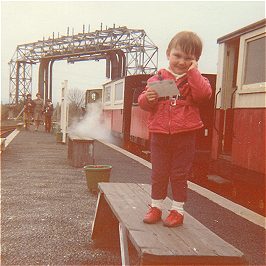 Me at Kemsley Down SKLR station